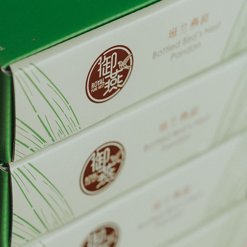 Pandan Six - Bottled Bird's Nest - birds nest, bird nest, birdnest, birdsnest - Royal Pure Nest