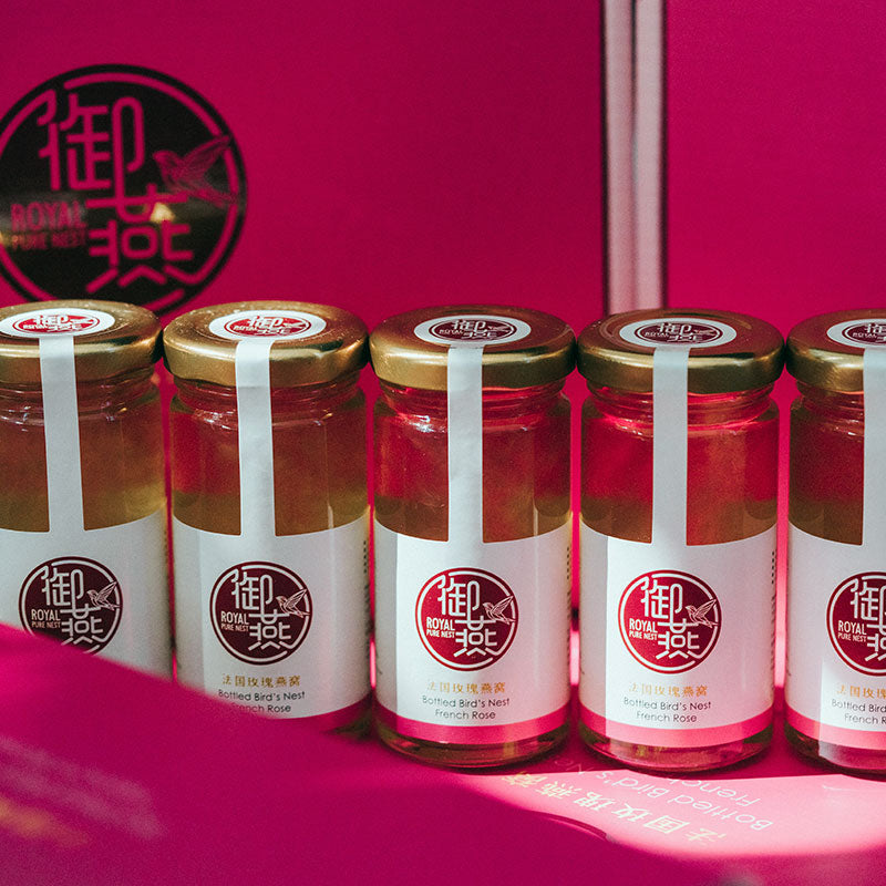 French Rose Six - Bottled Bird's Nest - birds nest, bird nest, birdnest, birdsnest - Royal Pure Nest